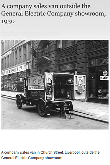 General Electric Delivery Vehicle Church Street 